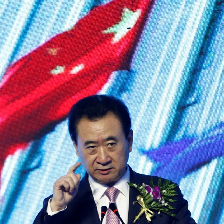 A file picture of Wanda Group’s chairman, the billionaire Wang Jianlin. Photo: Reuters