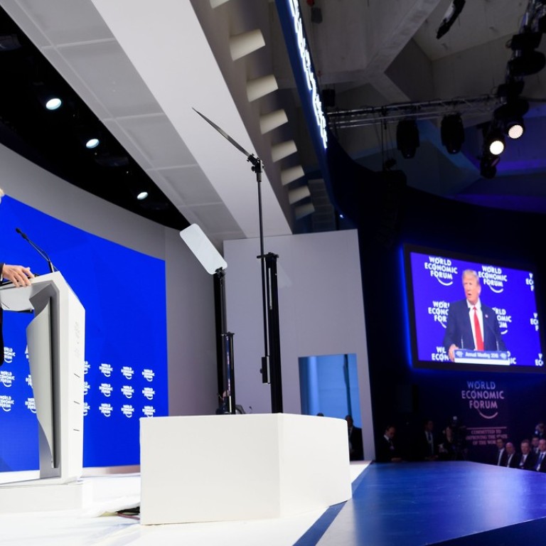 Putting America First Will Benefit The World Trump Claims In Davos Speech South China Morning Post