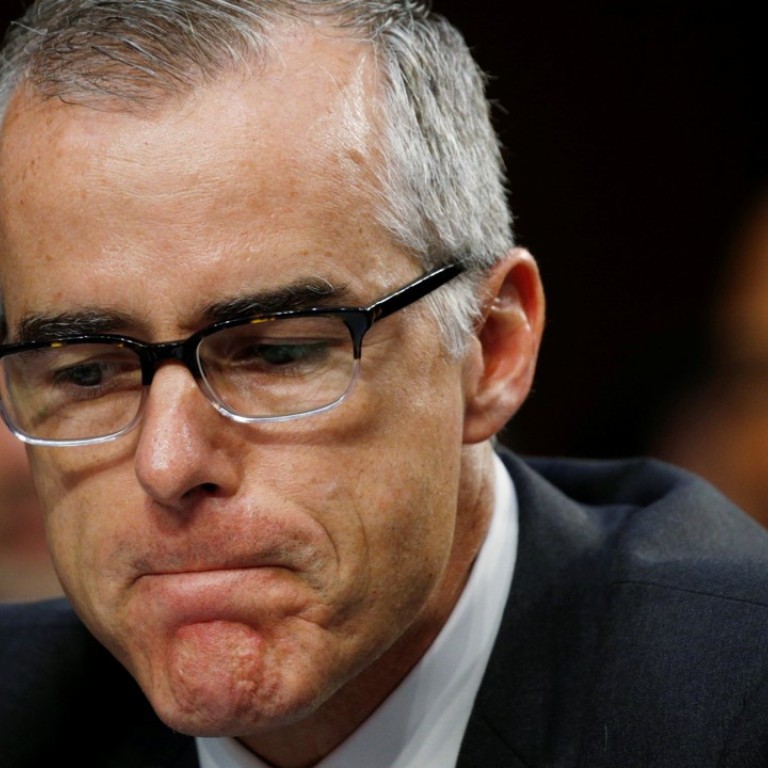 Fbi Deputy Director Andrew Mccabe Steps Down After Criticism From Donald Trump South China Morning Post