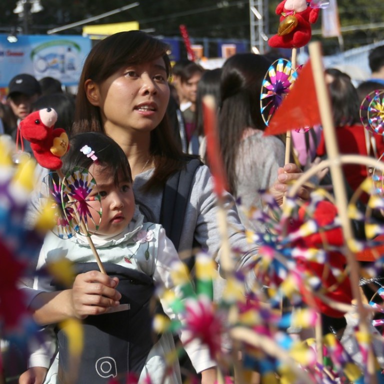 Hongkongers pile into the park for all the fun of the Lunar New Year