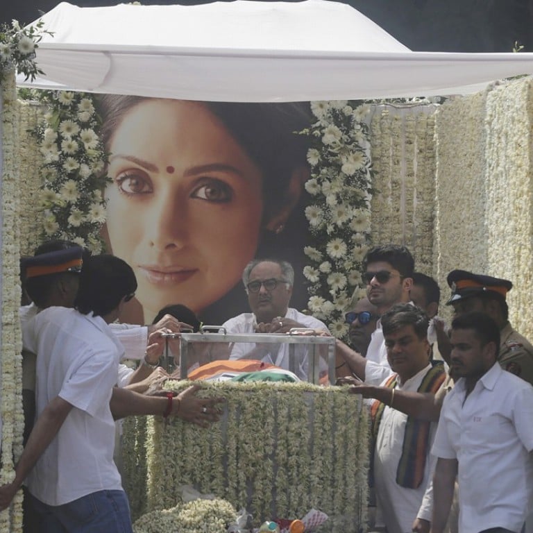 Bollywood legend Sridevi mourned by thousands of fans in Mumbai after