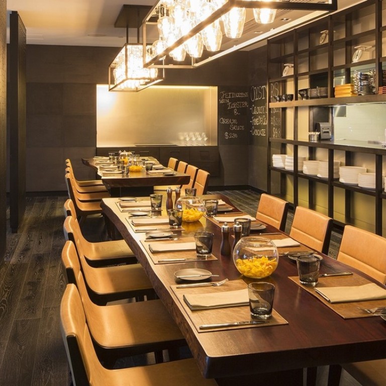 Flint Grill & Bar’s spacious setting is ideal for business lunches and