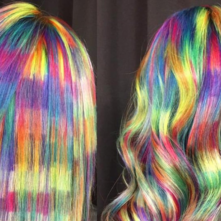 Us Hairstylist Goes Viral On Instagram With Rainbow Styles But
