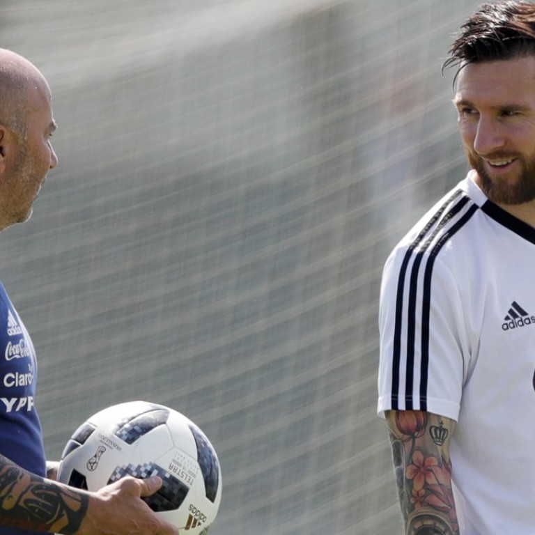 Fifa World Cup Jorge Sampaoli Denies Lionel Messi Is Making The Decisions After Sergio Aguero Substitution For Argentina South China Morning Post