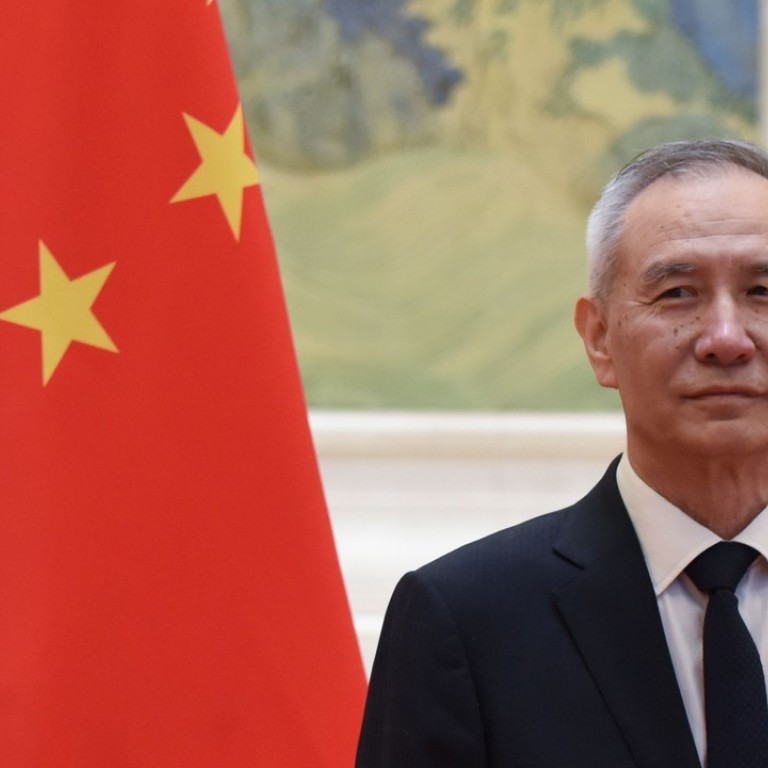 Chinese Vice-Premier Liu He on Monday chaired a meeting of the country’s top team responsible for managing and containing financial and economic risk. Photo: AFP