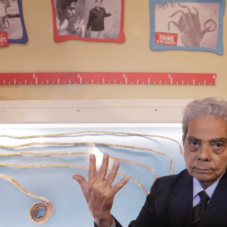 Indian Man With World S Longest Fingernails Finally Cuts Them Off South China Morning Post On 17 november 2014, he set the guinness world record for having the longest fingernails. longest fingernails finally cuts them