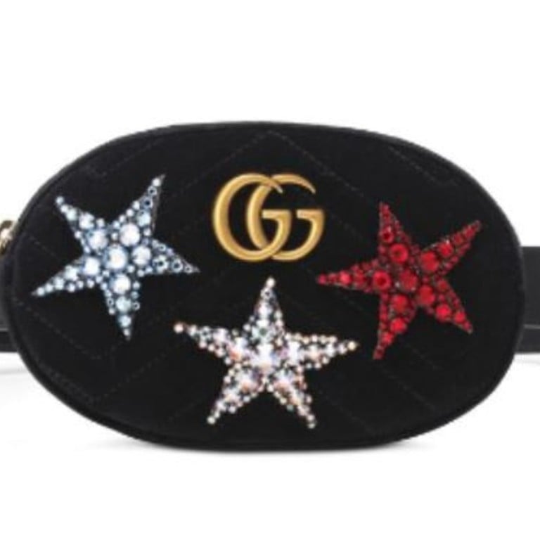 Gucci marmont velvet belt bag hot sale
