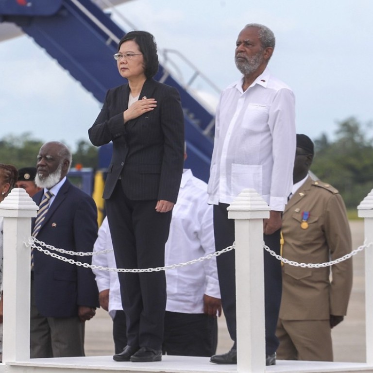 Taiwan Leader Visits Belize As Drive To Preserve Island S Last