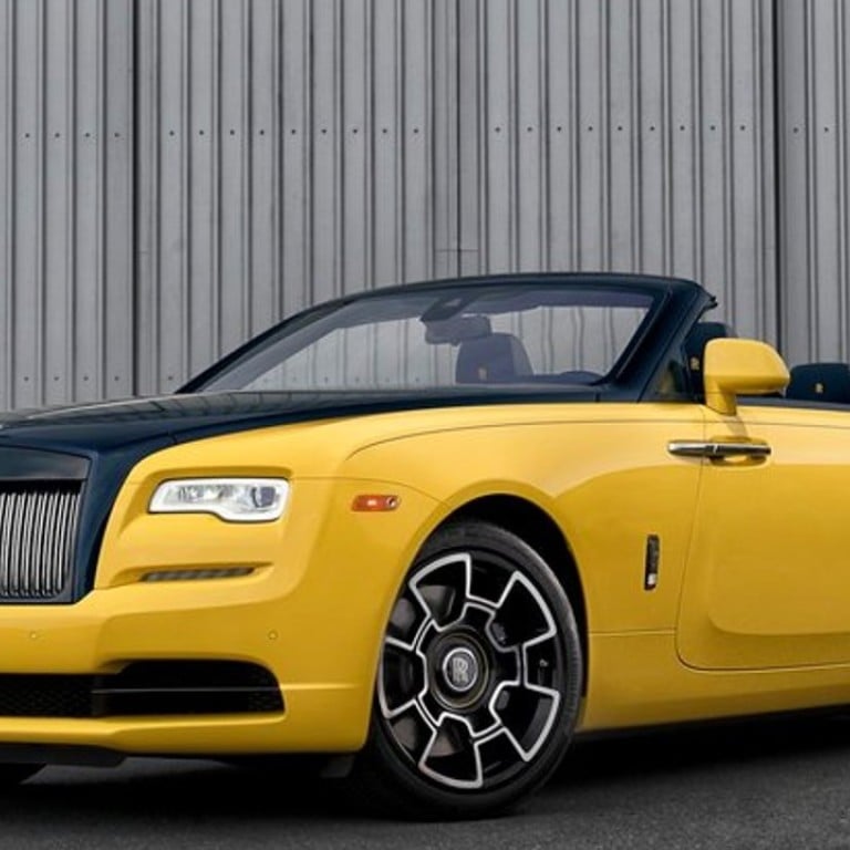 Google Exec Picks Up His Customised Yellow Rolls Royce Dawn Black
