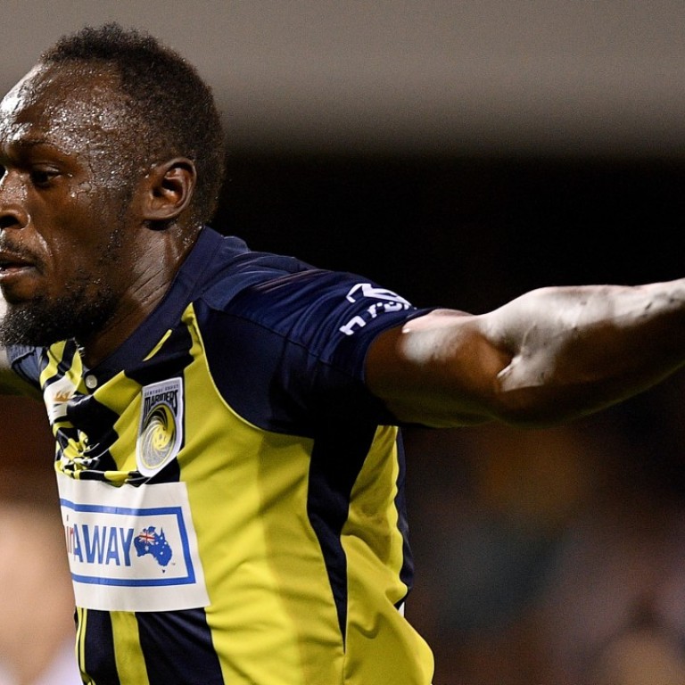 Usain Bolt scores first goals for Central Coast Mariners ...