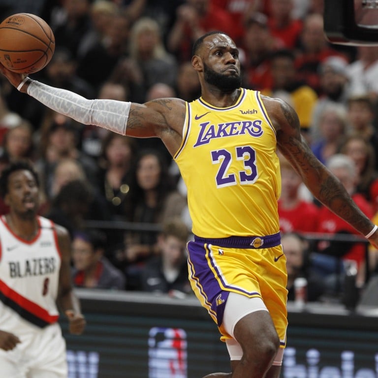 Los Angeles Lakers forward LeBron James had a fine debut, but it wasn’t enough to lift his team to victory in their season curtain-raiser. Photo: EPA