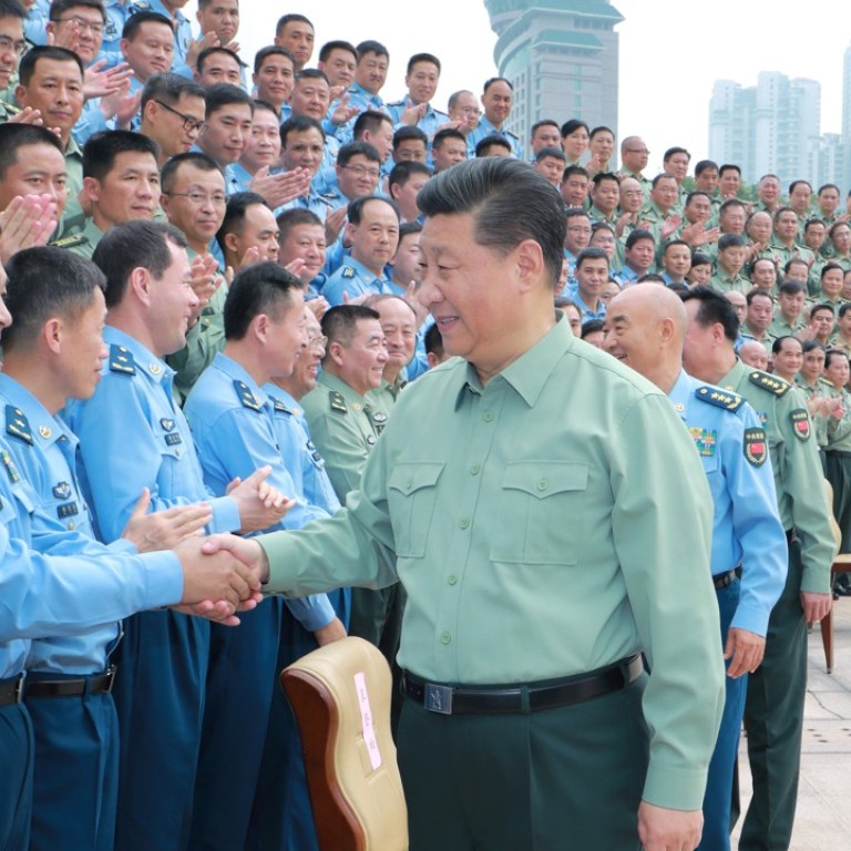 Chinese President Xi Jinping told officers from the Southern Theatre Command on Thursday they must be ready to handle any military emergency. Photo: Xinhua