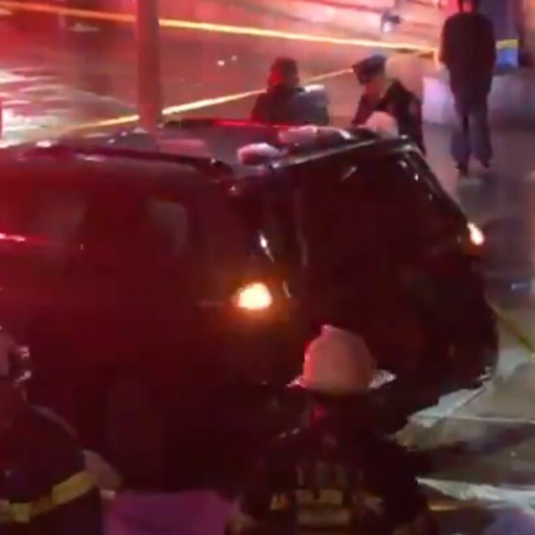 1 killed, 6 injured as driver loses control of minivan in New York Chinatown South China