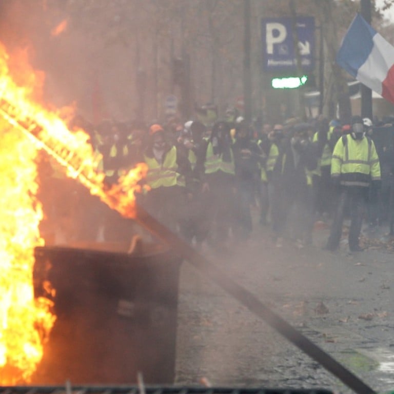 Paris Burns As Over 100 Arrested, Tear Gas Fired In France Fuel ...