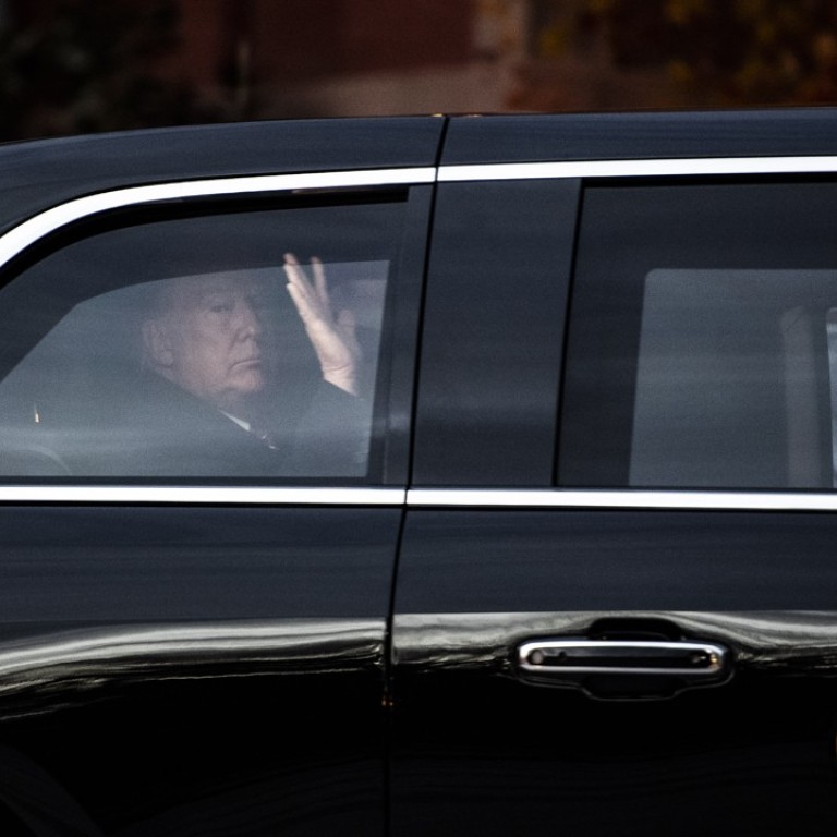 Bone Spurs Donald Trump Takes An Eight Car Motorcade From The White House To Cross The Road South China Morning Post