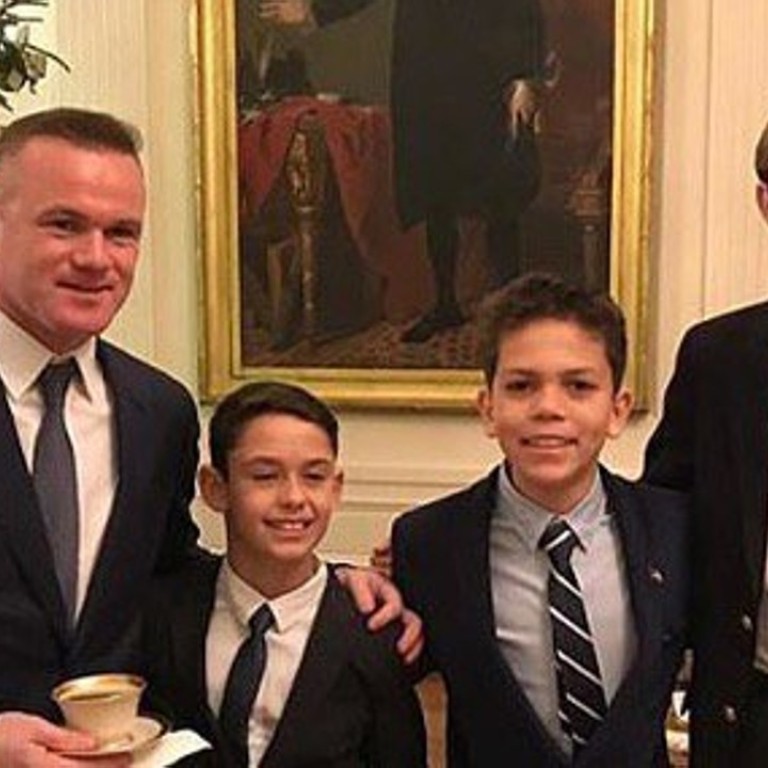 Donald Trump Invites Wayne Rooney To White House For Christmas Party To Meet Son Barron South China Morning Post