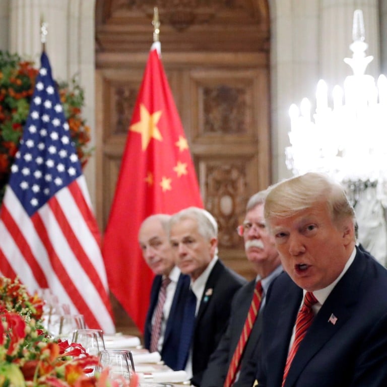 Chinese President Xi Jinping and US President Donald Trump attend a working dinner on the sidelines of the G20 leaders summit in Buenos Aires, Argentina. Photo: Reuters
