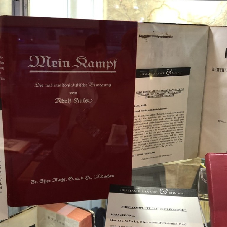 Signed Copy Of Adolf Hitler S Mein Kampf On Sale At Hong Kong Book