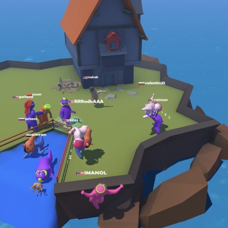 A Wacky Video Game About Throwing People Off The Roof Is A Hit In