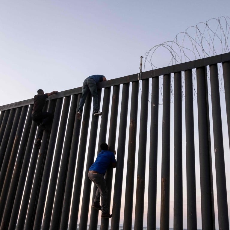Trump S Steel Slat Mexico Border Wall Design Was Sawed Through