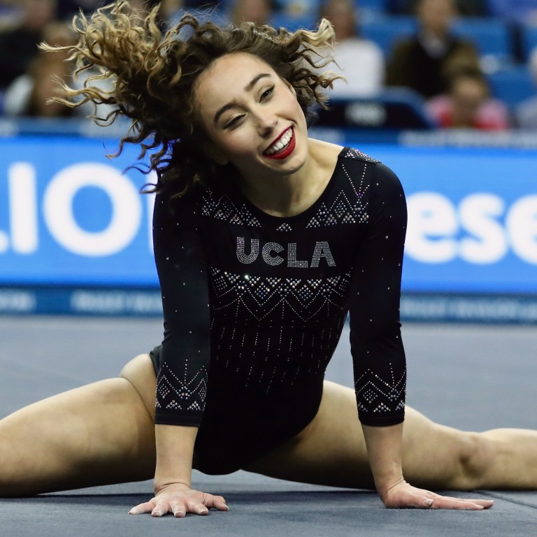 Ucla Gymnast Katelyn Ohashis Flawless Floor Routine Breaks The