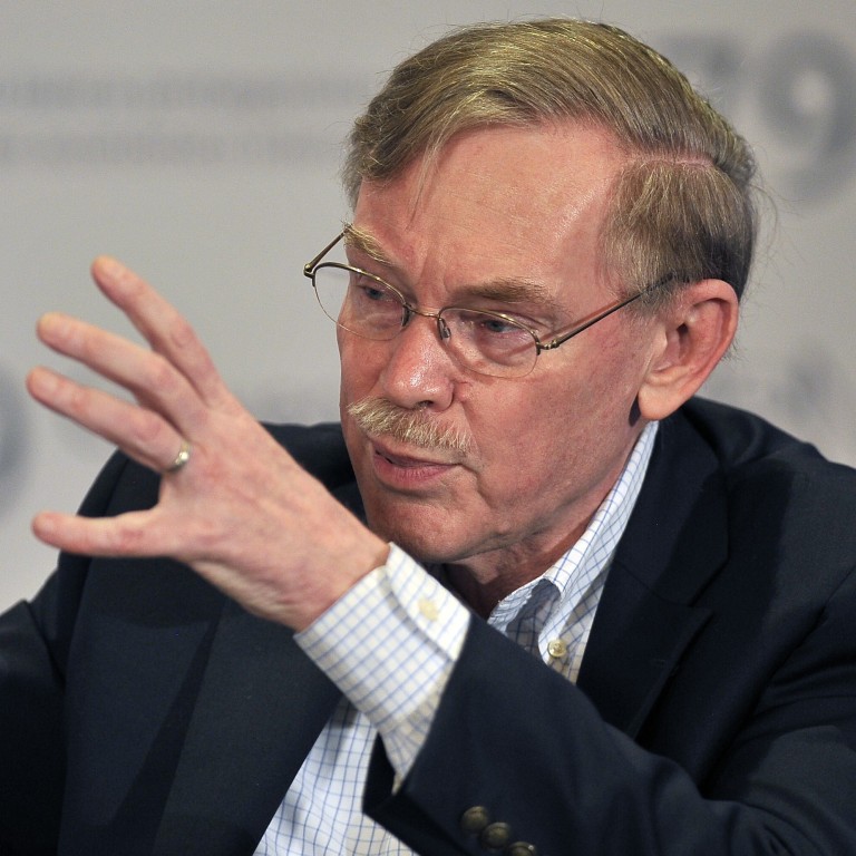 Former World Bank president Robert Zoellick disagrees with US President Trump’s trade war, saying “You can’t contain China”. Photo: AFP
