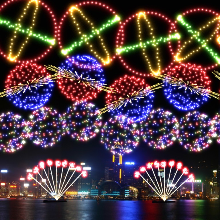Lunar New Year Fireworks In Hong Kong Rings Of Saturn And Pigs