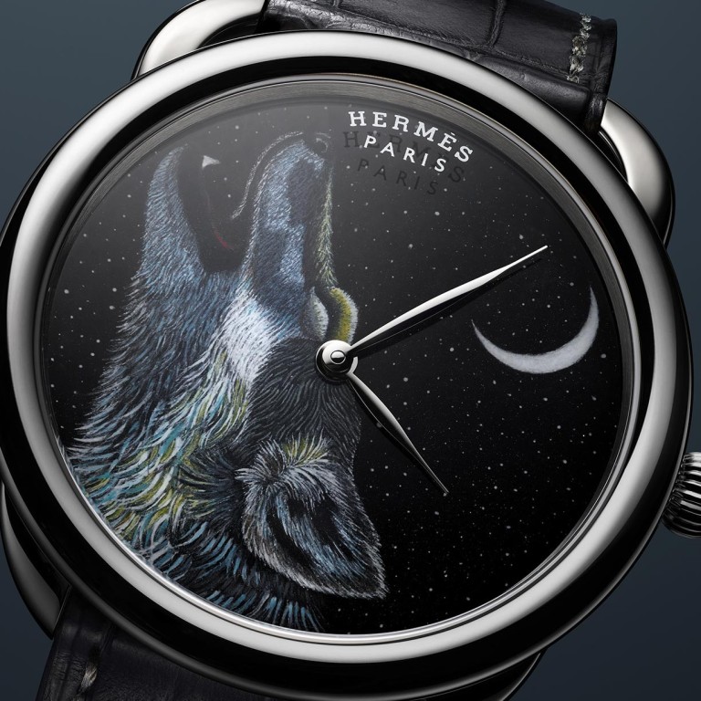 Hermes showcases 5 novelties at SIHH 2019 including a watch with a howling wolf on the dial South China Morning Post