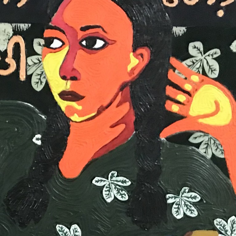 Myanmar Artist S Hong Kong Exhibition Taps Buddhism Folklore And
