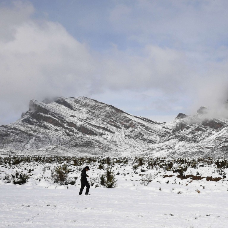 Against The Odds Snowmen In Las Vegas As City Sees Rare Winter Weather South China Morning Post
