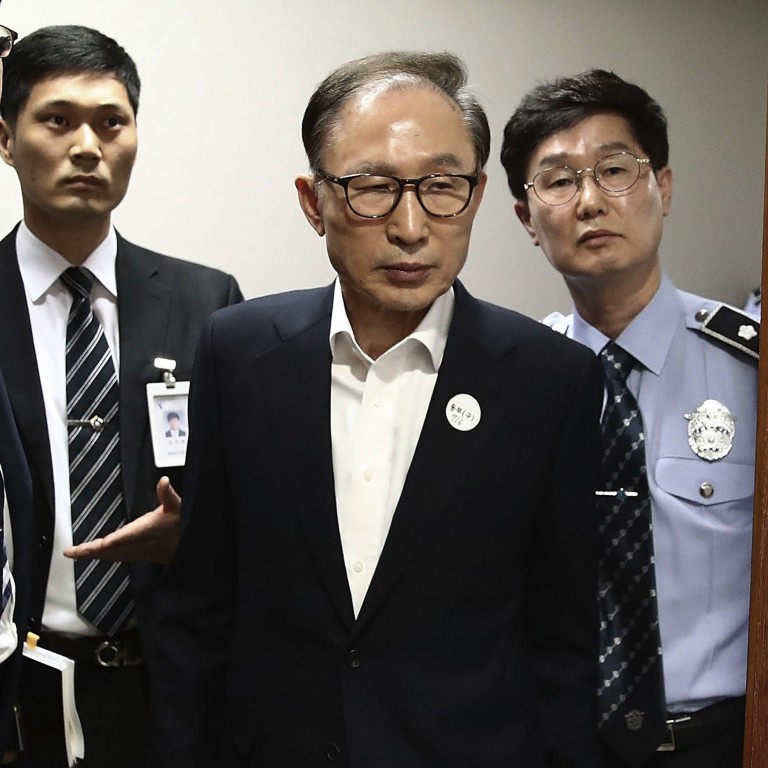 Former South Korean President Lee Myung Bak Granted Us 885 000 Bail In Corruption Case South China Morning Post