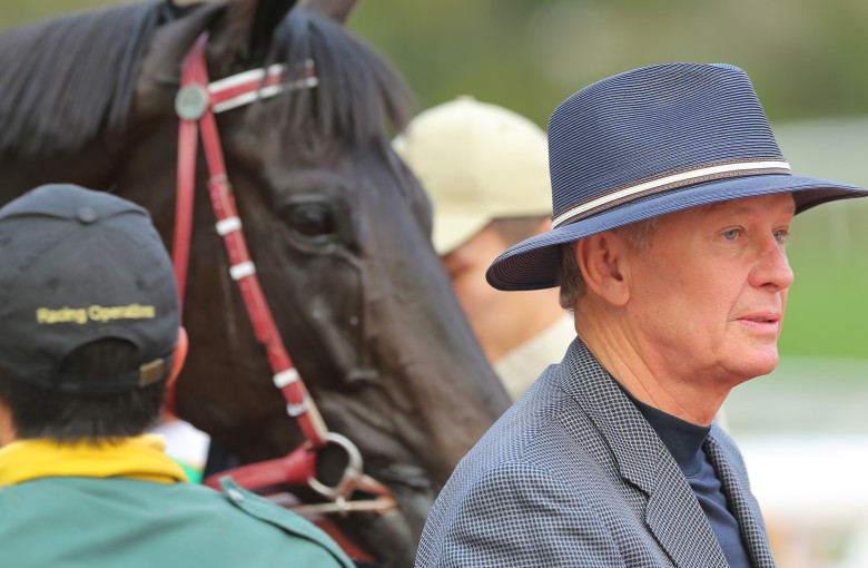 Race 9, John Moore, his horse Midnight Rattler ridden by Joao Moreira won the class 3 over 1400m at Sha Tin on 14Feb16.