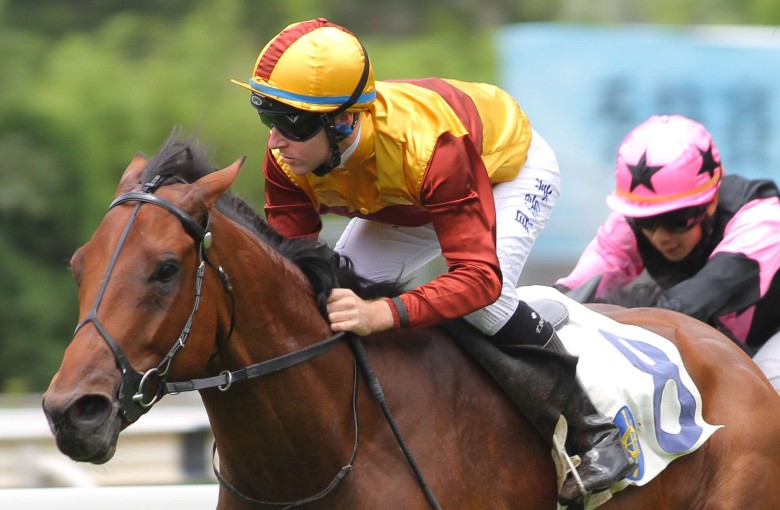 So Caffe hasn’t won since July 2014, when he won what now looks a fairly average griffin race. Photo: Kenneth Chan