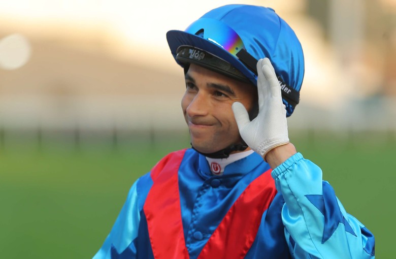 Joao Moreira returns to scale after winning the Hong Kong Classic Mile with Rapper Dragon. Photos: Kenneth Chan