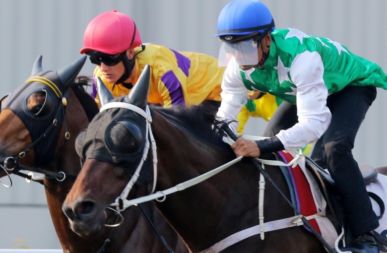 Pakistan Star easily wins a trial over 1,200m on the all-weather track under a hold from jockey Karis Teetan. Photos: Kenneth Chan
