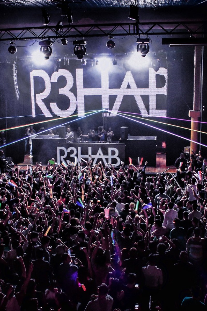 Download wallpapers R3hab red logo 4k superstars dutch DJs red  brickwall R3hab logo Fadil El Ghoul R3hab music stars R3hab neon logo  for desktop with resolution 3840x2400 High Quality HD pictures wallpapers