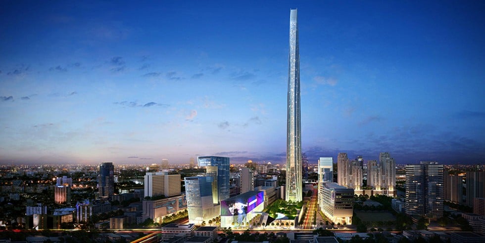 New Bangkok 'Super Tower' to be tallest in Southeast Asia at 615 metres ...