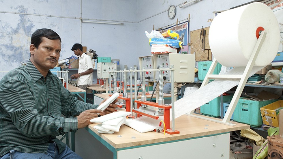 The rural Indian inventor whose machine to make sanitary pads shattered