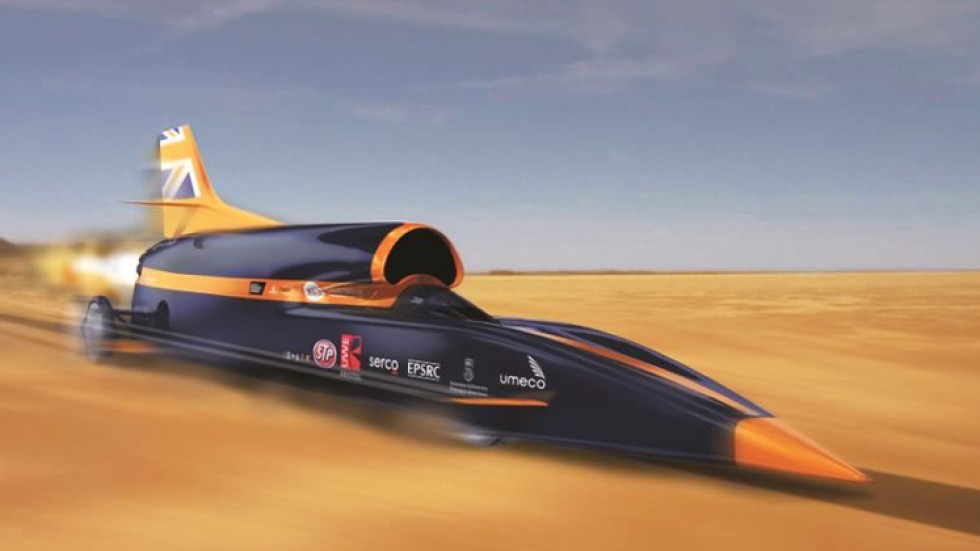 Andy Green aims to remain the fastest man on land in jet-powered