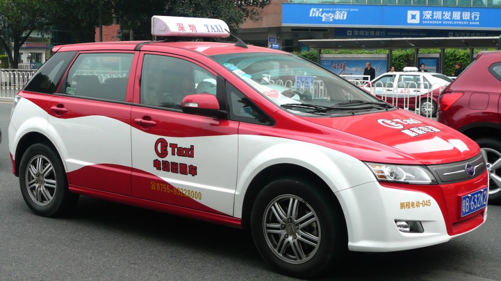 Shenzhen offers new incentives to boost switch to electric taxis
