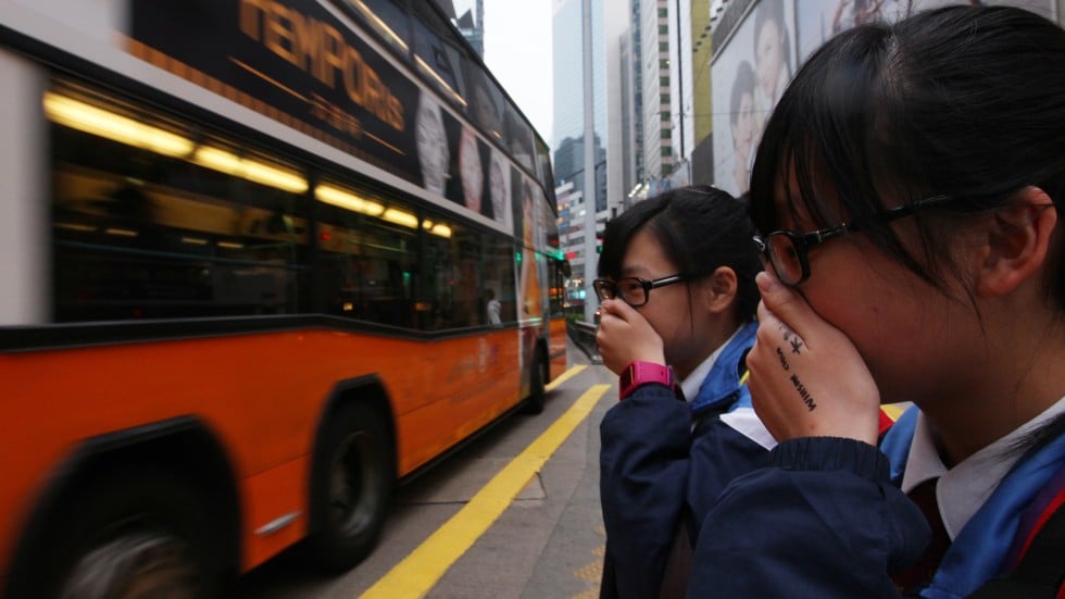 The grim picture of roadside air pollution on Hong Kong Island | South