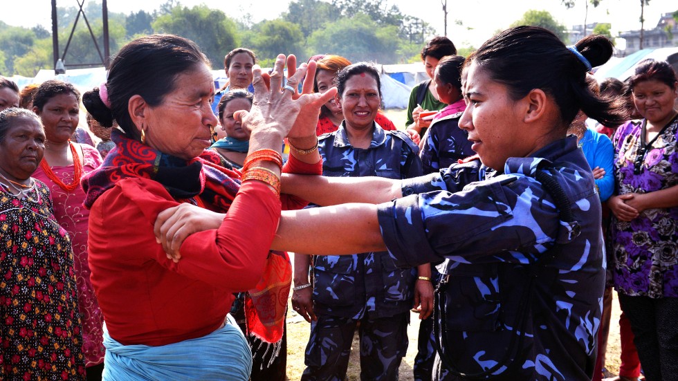 Self Defence Classes For Women Displaced By Nepal