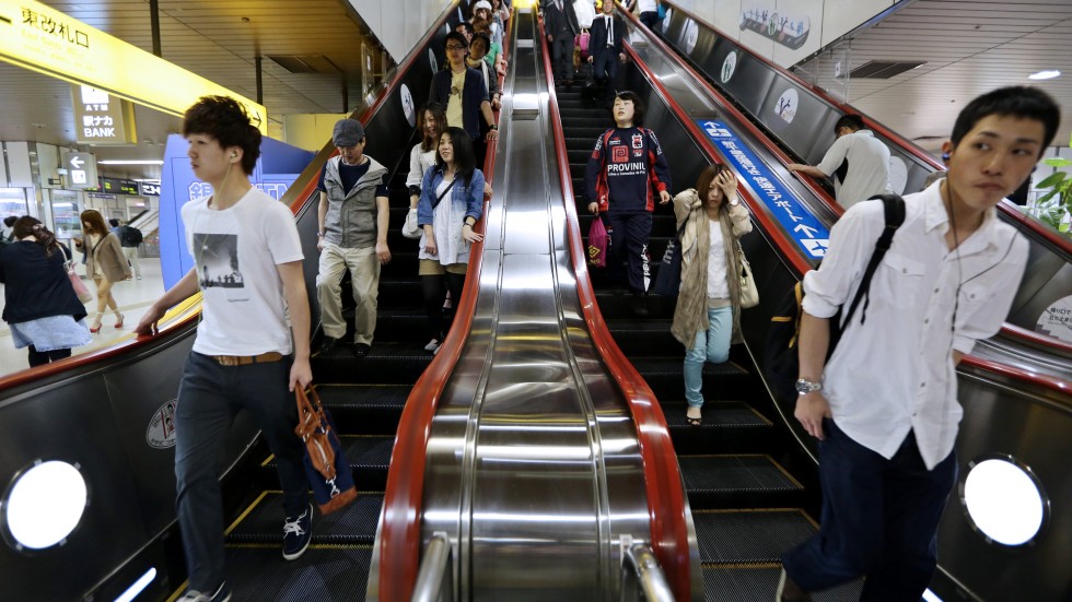 'Don’t walk. Stand where you like': Japan’s terrible-sounding plan for escalator etiquette