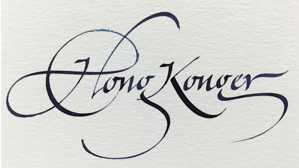 Heady days for hand lettering in Hong Kong and why it can Heady days for hand lettering in Hong Kong and why it can