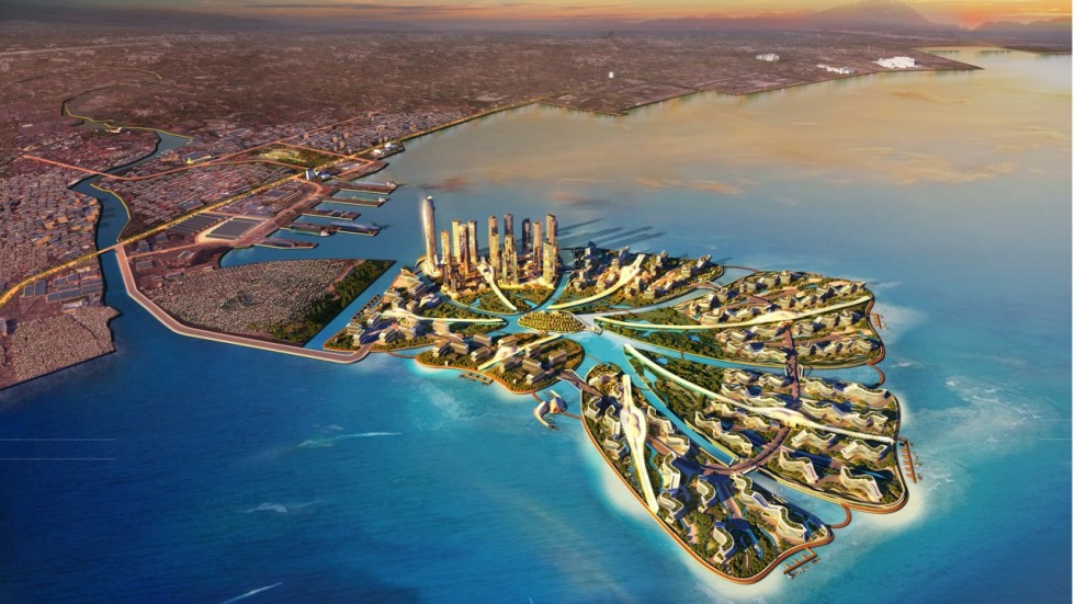 Image result for artificial island saudi