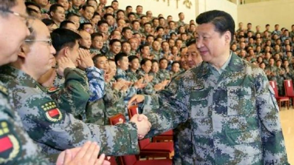 Image result for Xi Jinping inspects military parade at PLA 90th birthday