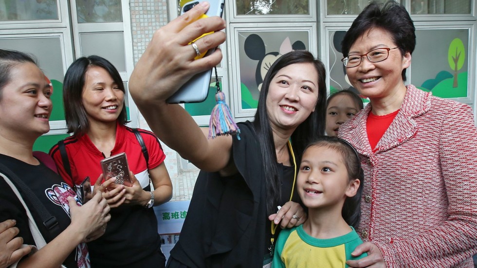carrie lam defends chinese minister