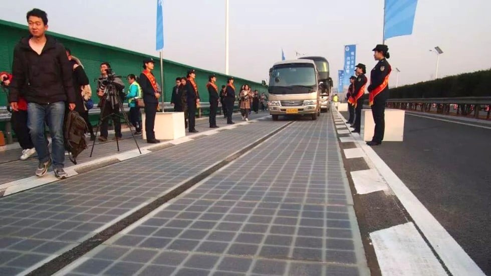 thieves shut china s solar highway after just five days south