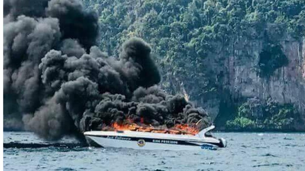 Image result for Five Chinese tourists severely injured as  Speedboat explodes in Thailand