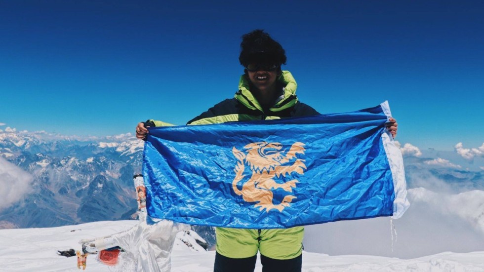 Benjamin Chan, a former pupil at King George V School, on an expedition. Photo: Facebook e1f81d40-33d7-11e8-9019-a420e6317de0_128